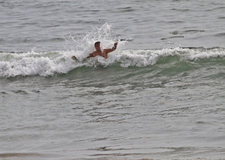 Euzinho tomando um banho.